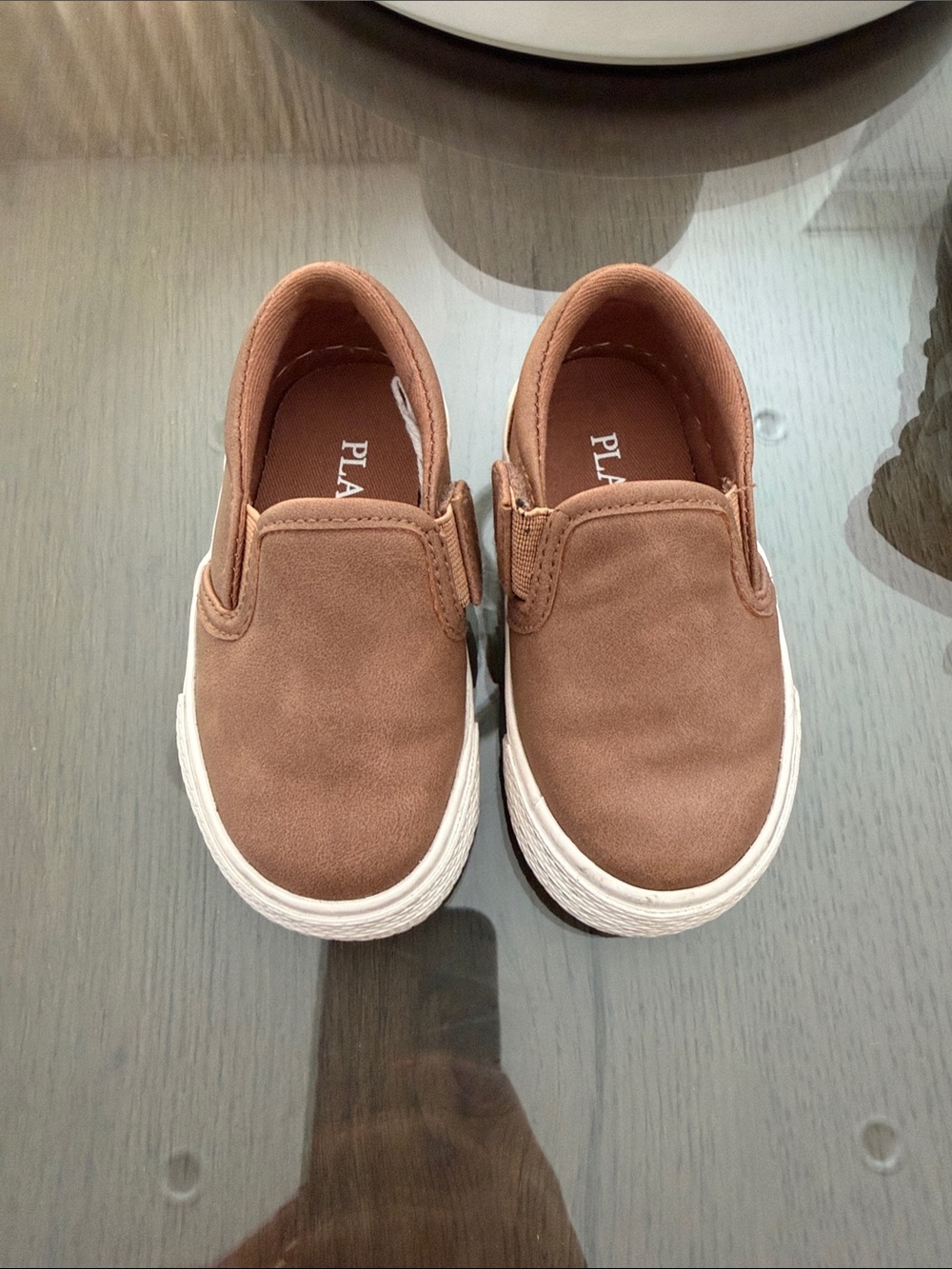 Kids Slip-On Sneakers in Brown size 6